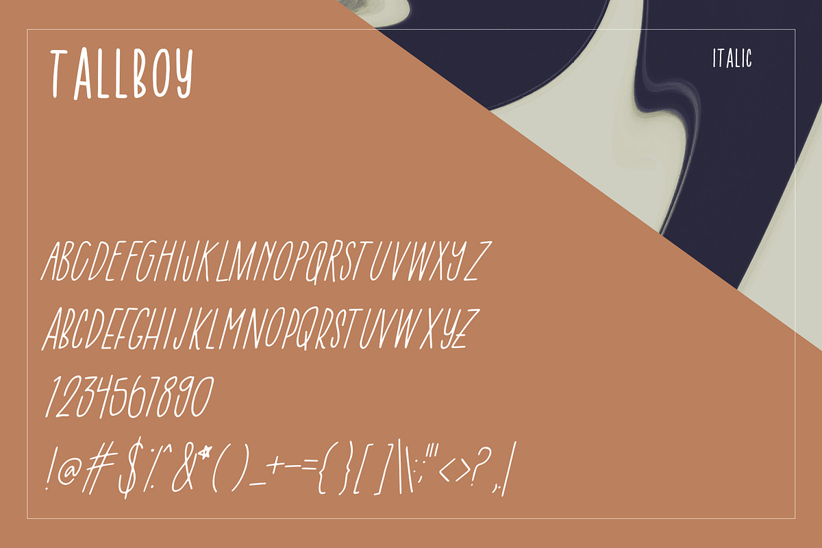 Tall Boy | Handwriting Font preview 6