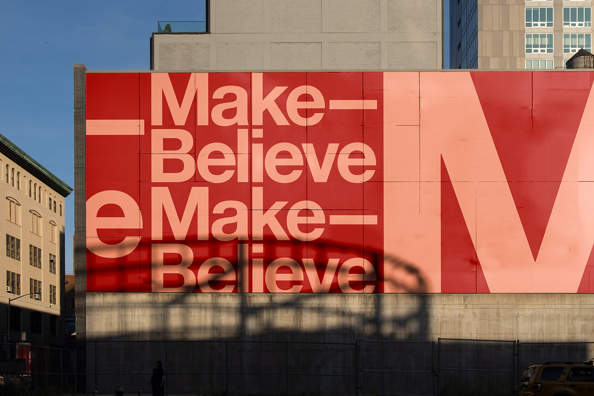 Large-scale urban billboard mockup, a Print Template by MakeBelieve (Photo 1 of 2)