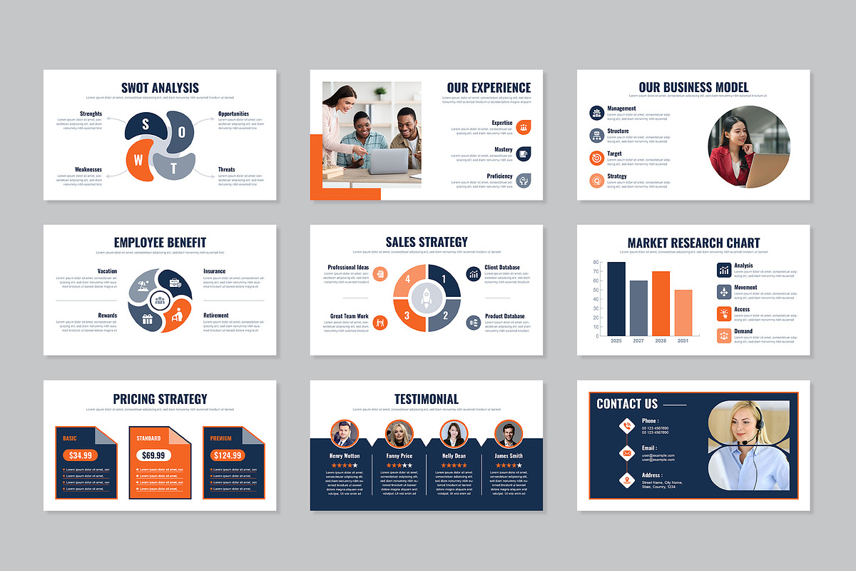 Professional Business Presentation, a Presentation Template by Mighty-Slide (Photo 4 of 5)