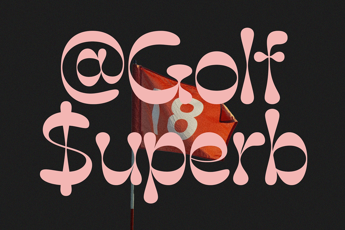 Gadion – Psychedelic Typeface, a Sans Serif Font by Craft Supply Co. (Photo 2 of 8)
