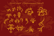 100 Retro Flower Ornaments, a Brush Add-On by xresch (Thumbnail 6 of 12)
