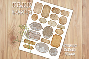 Autumn Ember Leaves Journal Pages, a Background Graphic by V Design Creator (Thumbnail 11 of 12)