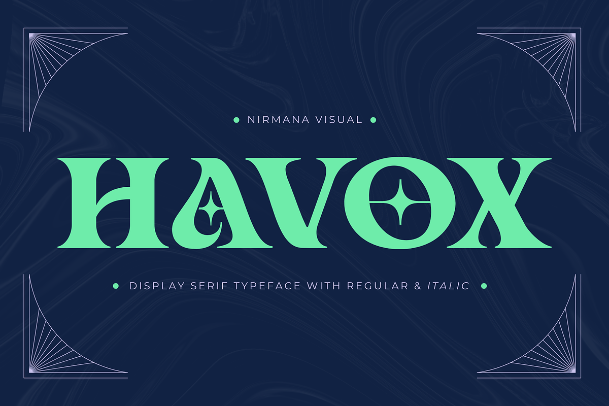 Havox Vintage - Branding Logo Font, a Serif Font by Nirmana Visual (Photo 1 of 10)