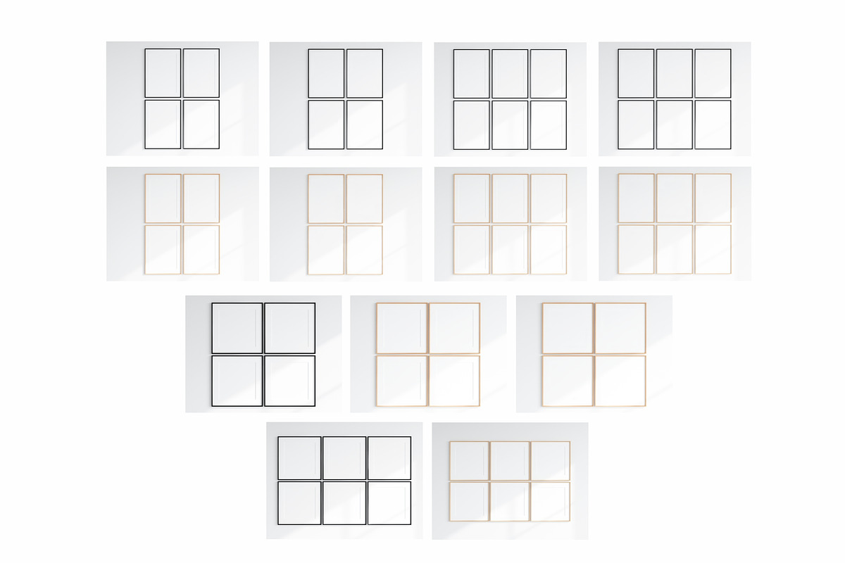 Minimalist Frame Mockup Bundle Set, a Print Template by VNmockup (Photo 14 of 16)