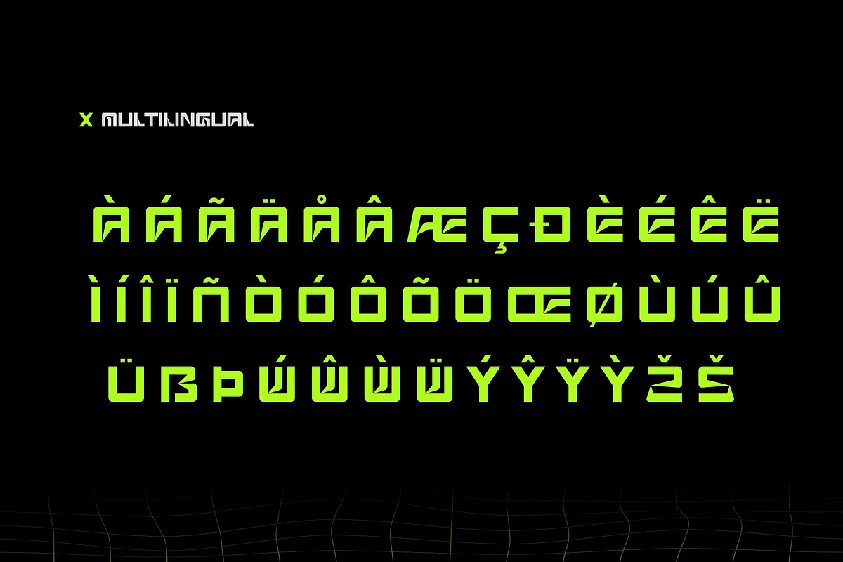 Feogra - Futuristic Font, a Sans Serif Font by limitype (Photo 7 of 8)