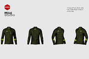 Men's Polar Jacket, a Hoody Mockup by Mildstudio (Thumbnail 1 of 7)