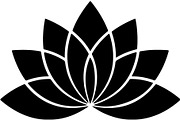 Bold Lotus Flower Silhouette, an Object Graphic by Creativeshirt (Thumbnail 9 of 15)