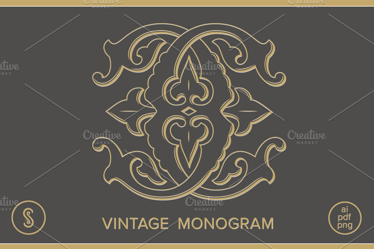 CC Monogram, an Illustration by Shuler Studio (Photo 1 of 6)