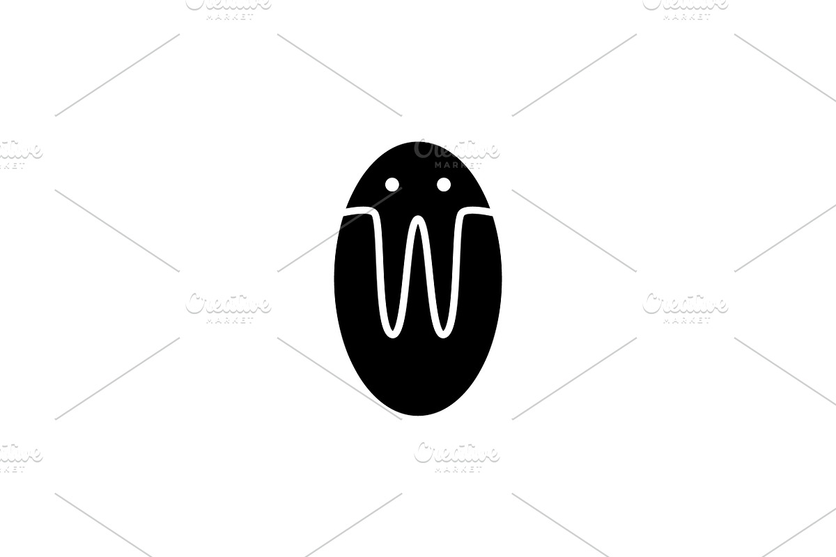 Walrus in oval shape logo design, an Object Graphic by nicemorning (Photo 2 of 2)