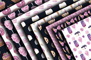 Sweets & Desserts Clipart & Patterns