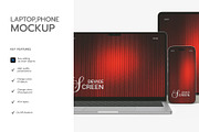 Multi Device Screen Mockup Template, a Wearable Device Mockup by graphypix (Thumbnail 3 of 4)