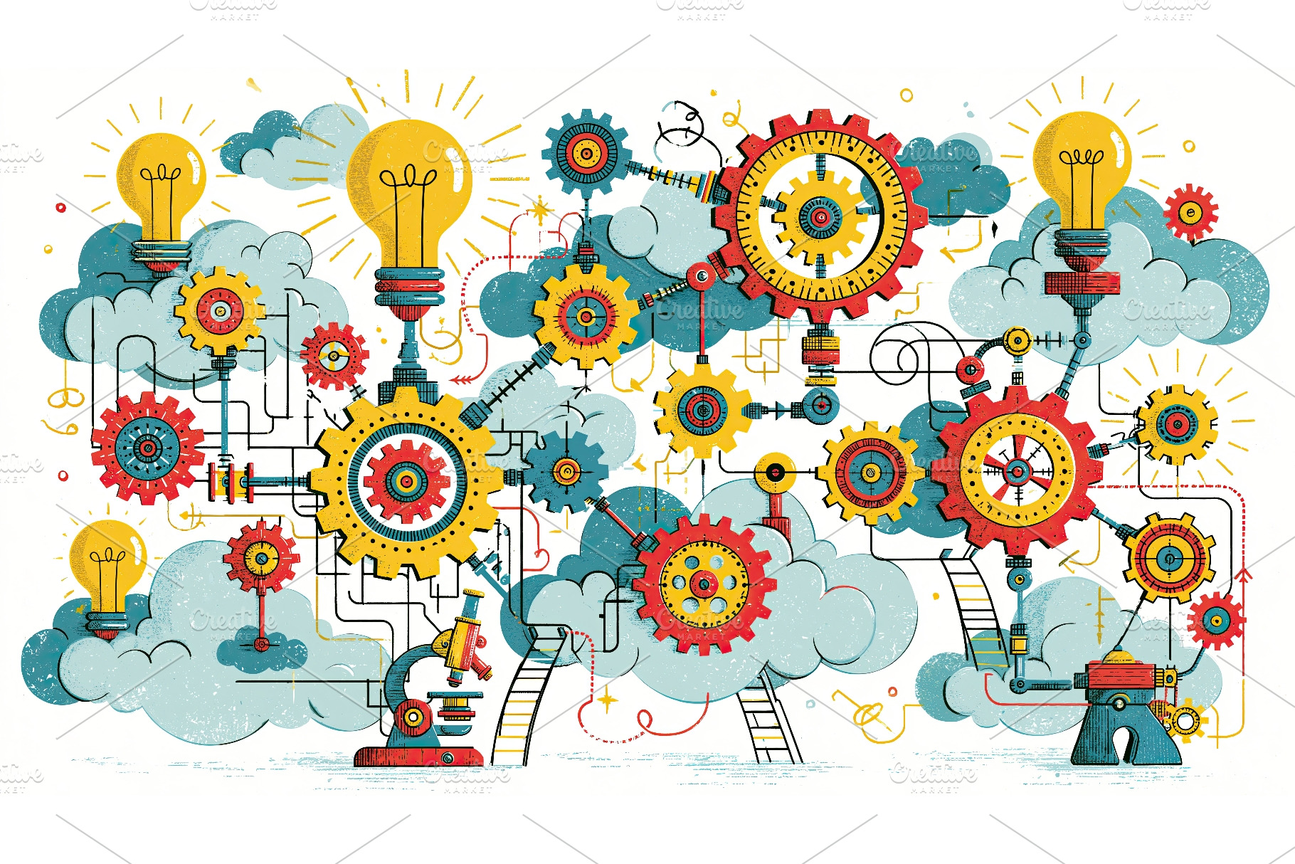 Innovative work showing gears and, an Industrial Photo by Lermont51