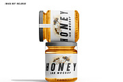 Honey Jar Mockup Set, a Packaging Mockup by pixelmock (Thumbnail 4 of 15)