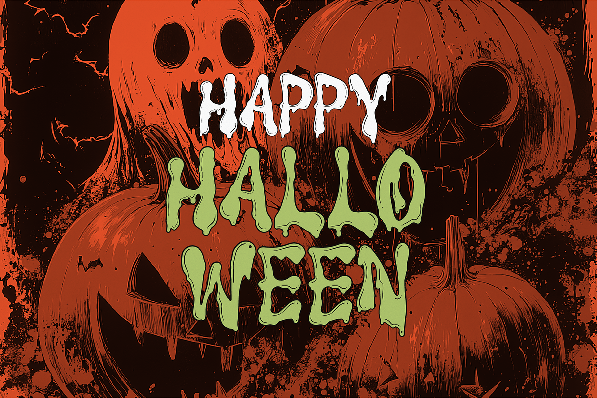 Drolling Maker | Liquid Horror Font, a Handwritten Font by gracetype_studio (Photo 5 of 12)