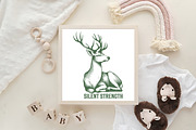 Elegant Deer Logo Illustration, an Illustration by Pixels.Craft (Thumbnail 4 of 7)