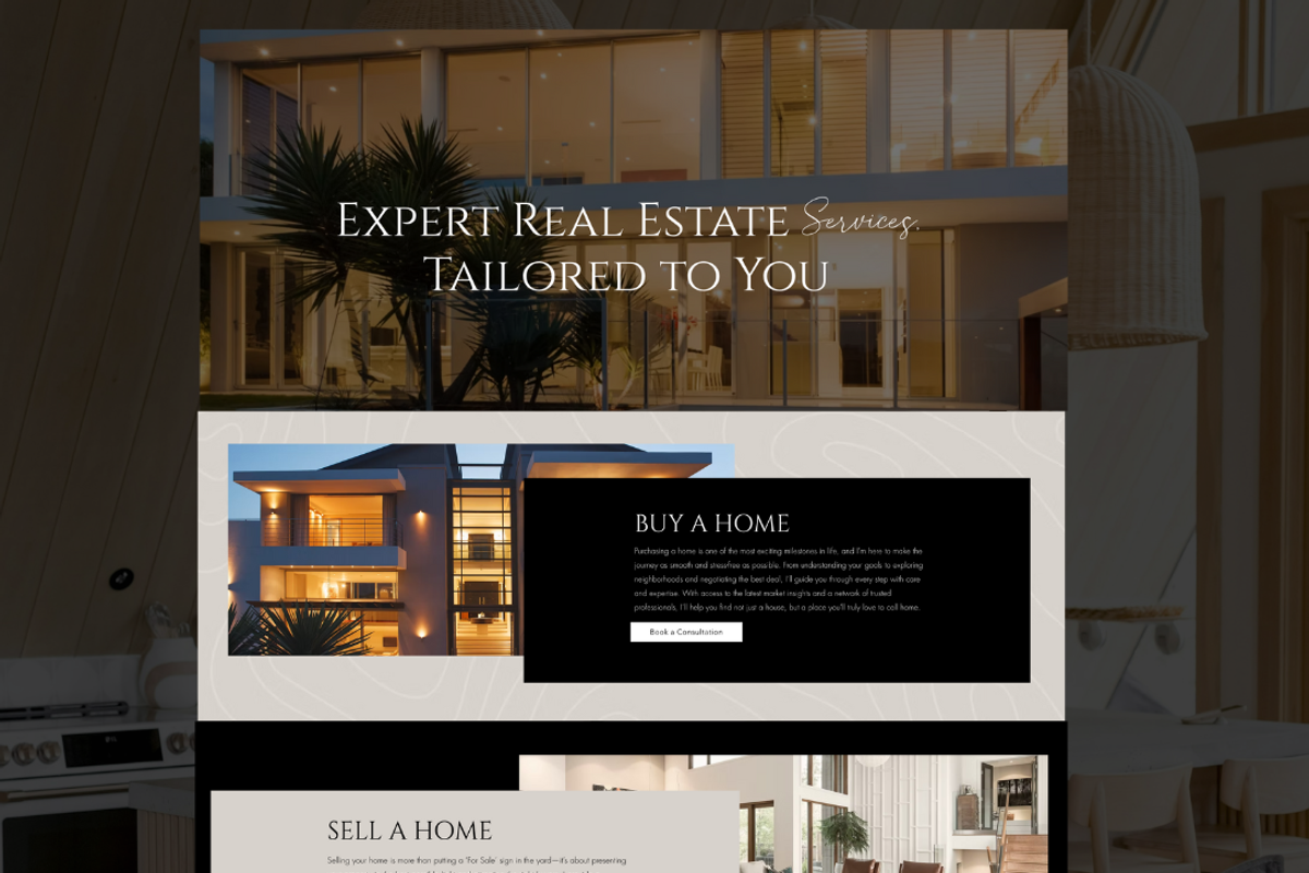 Luxury Real Estate Wix Website preview 4