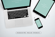 Black Devices Mockup, an iPhone Mockup by tomodachi studio (Thumbnail 5 of 5)
