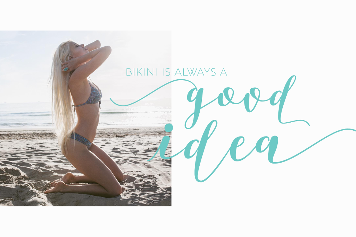 Bikini Season, a Script Font by Los Andes Type (Photo 19 of 19)