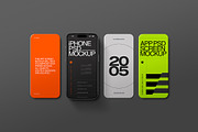 iPhone Mockup - Phone & App Screens, an iPhone Mockup by Avelina Studio (Thumbnail 1 of 3)