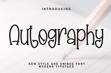 Autography | Script Font