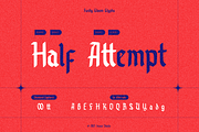 Funky Gloom - Fancy Blackletter, a Blackletter Font by Invasi Studio (Thumbnail 10 of 11)