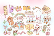 Spring Bookish Clipart Bundle, a Seasonal Illustration by Huxmay (Thumbnail 3 of 7)