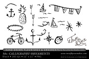 Hand Drawn Calligraphy Ornaments, an Illustration by Two if by Sea Studios (Thumbnail 4 of 5)