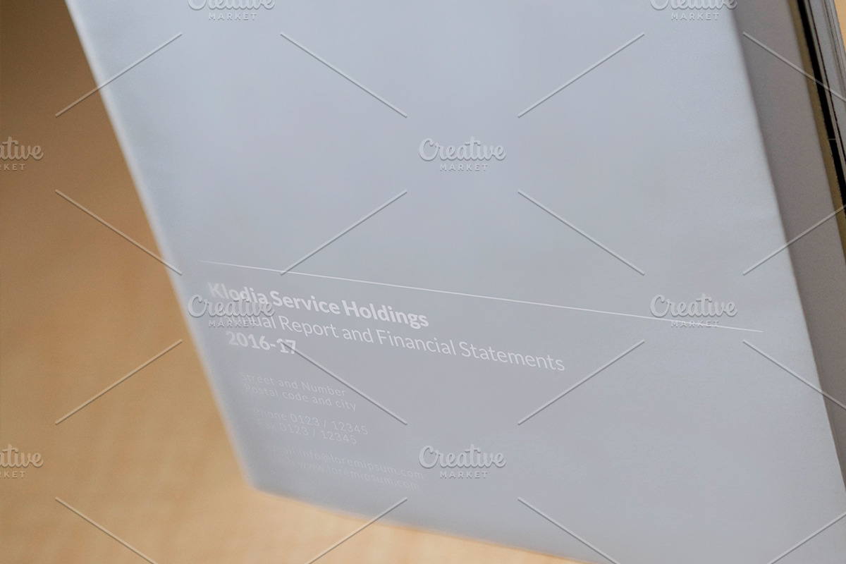 Annual Report A4 / US Letter, a Brochure Template by Mastergfx (Photo 11 of 11)