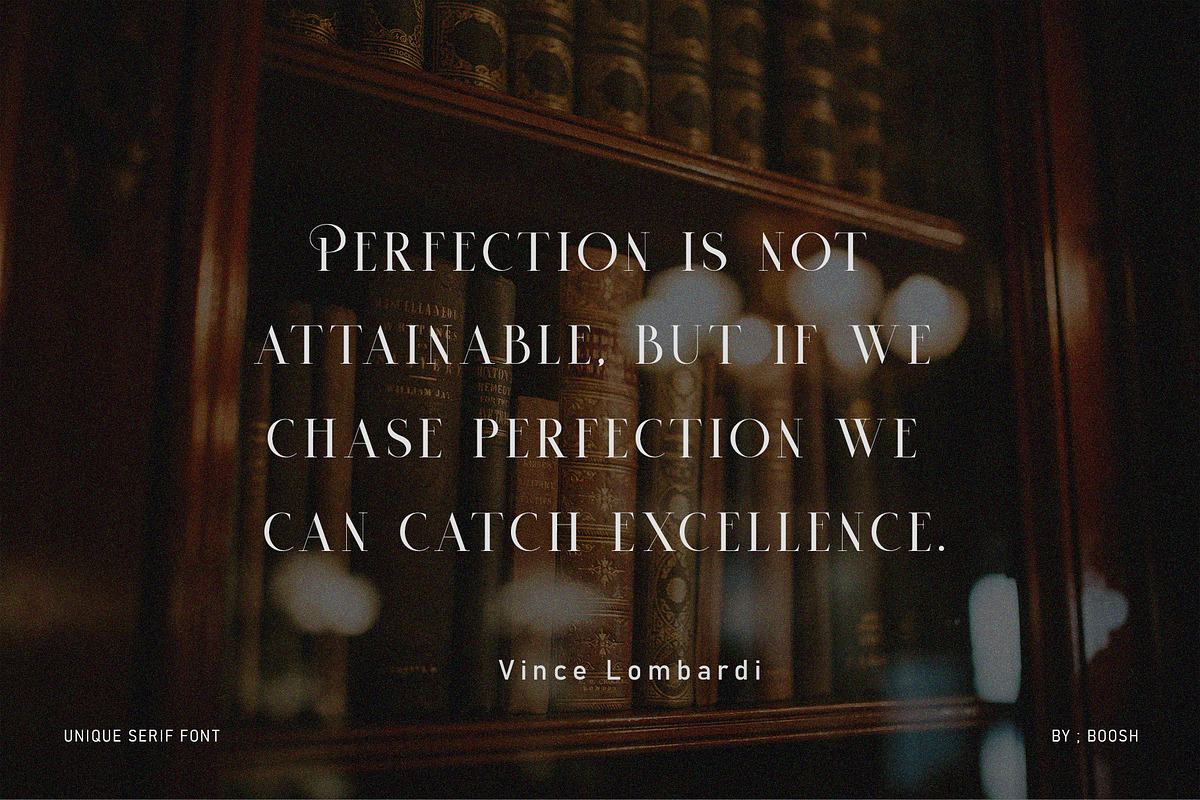 QHARO - Elegant & Luxury, a Serif Font by BOOSH Studio (Photo 4 of 14)