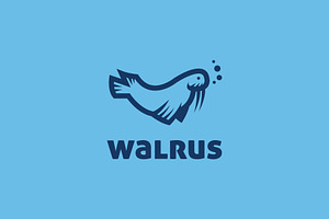 Walrus Logo, a Branding & Logo Template by ashenterprise