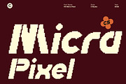CS Micra Pixel, a Sans Serif Font by Craft Supply Co. (Thumbnail 1 of 8)