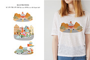 groovy hippie clipart, retro 70s set, a Person Illustration by LyubovZaytseva (Thumbnail 4 of 23)