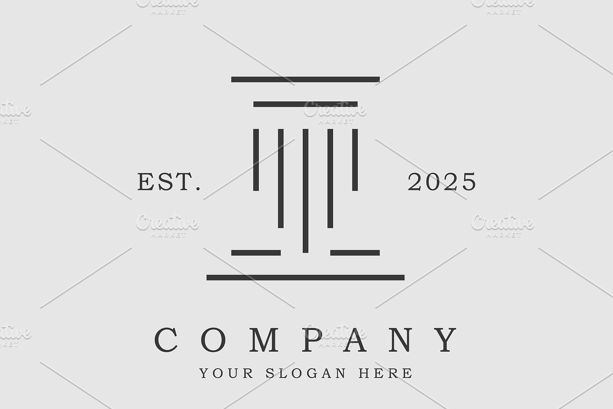 Museum Monument Logo Design Icon, a Branding & Logo Template by Morvana Crew