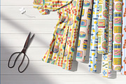 Mediterranean food Sardine patterns, a Pattern Graphic by Tani Kuzminka (Thumbnail 8 of 25)