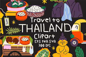 Thailand Travel Clipart