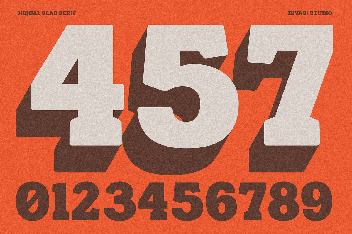 Hiqual – Western Vintage Font, a Slab Serif Font by Invasi Studio (Photo 4 of 12)