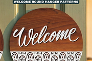Round Door Hanger Welcome Sign Desig, a Graphic by AtacanDigital (Thumbnail 7 of 12)