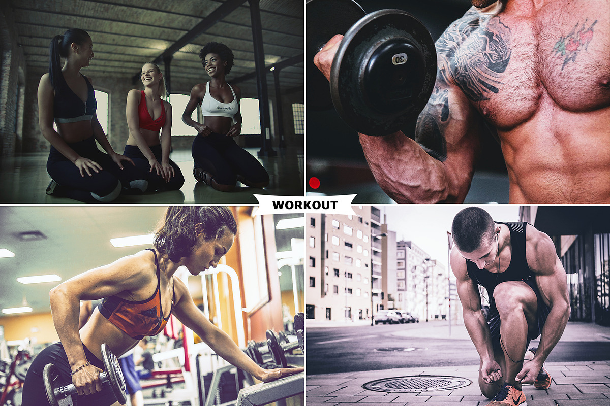 Workout Photoshop Actions preview 3