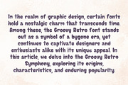 Groovy Retro Symphony - Handwritten, a Handwritten Font by Charmingbear59.design (Thumbnail 3 of 5)