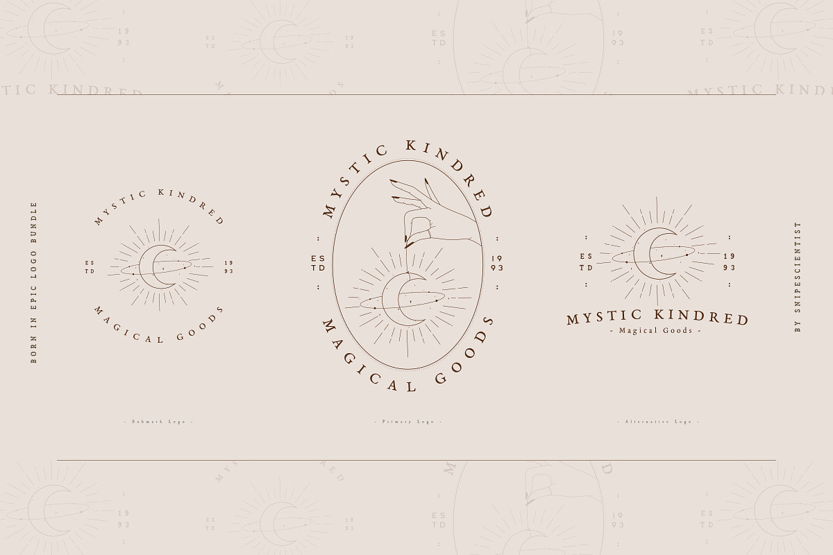 Born in Epic Logos//Updated, a Branding & Logo Template by SNIPESCIENTIST