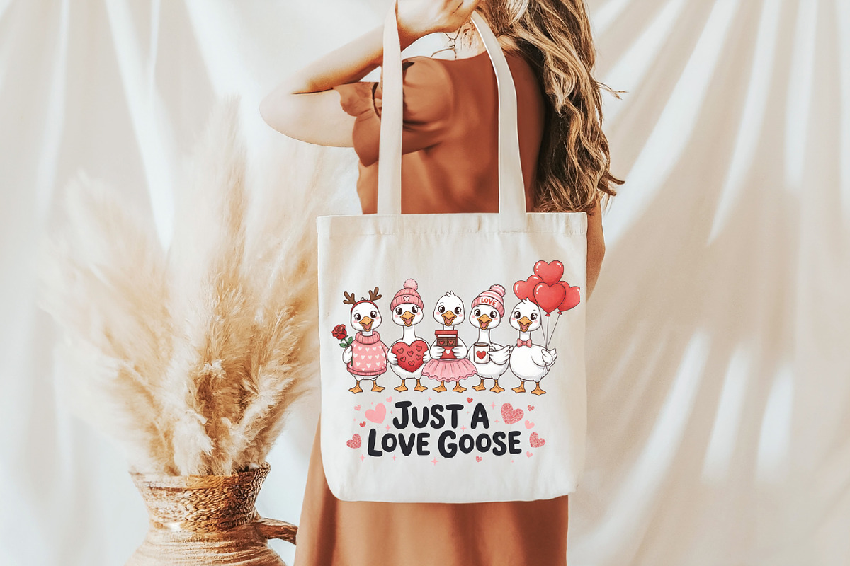 Valentine Goose, Funny Valentine, an Illustration by Designking (Photo 4 of 6)