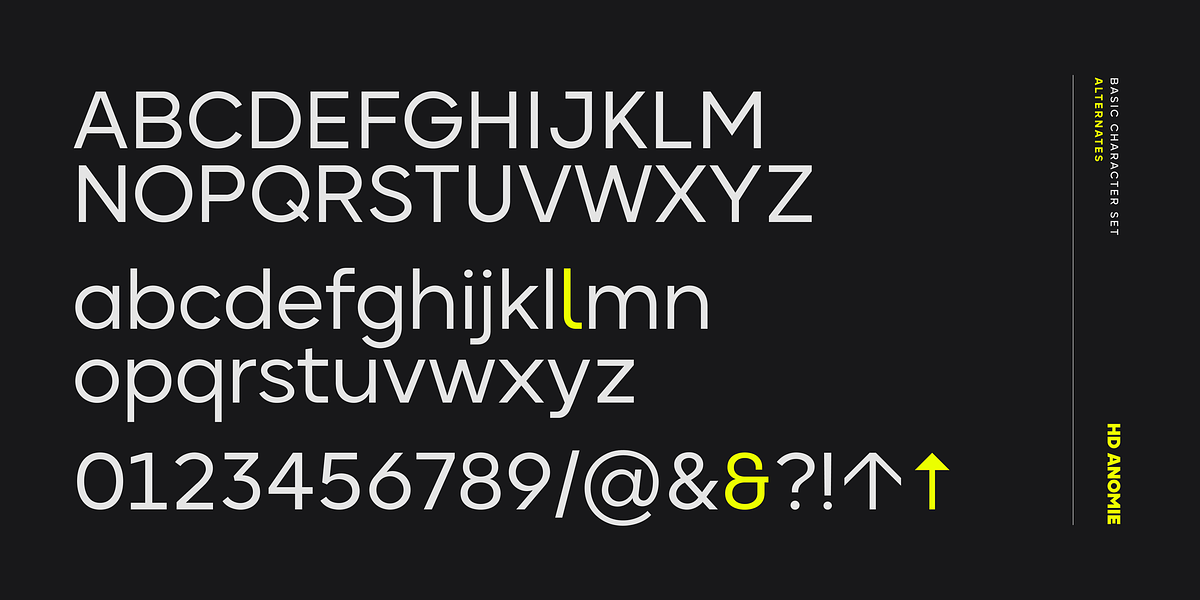 HD Anomie, a Sans Serif Font by HyperDeluxe (Photo 6 of 13)