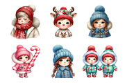 Winter Baby Clipart Christmas PNG, an Illustration by SinaCreation (Thumbnail 3 of 7)