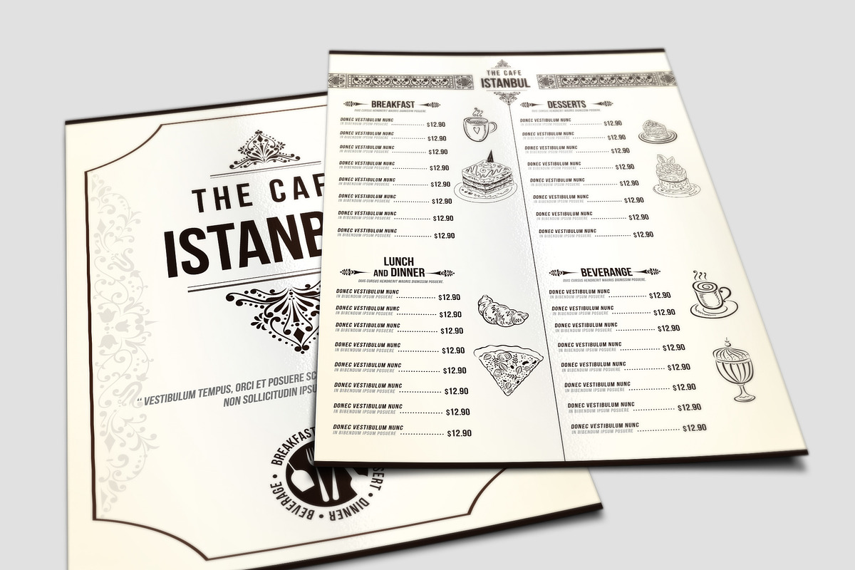 Cafe Menu Pack 01, a Brochure Template by fatihakdemir (Photo 2 of 5)