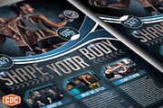 Gym & Fitness Flyer Template, a Flyer Template by Crosstown Design Co. (Thumbnail 3 of 5)