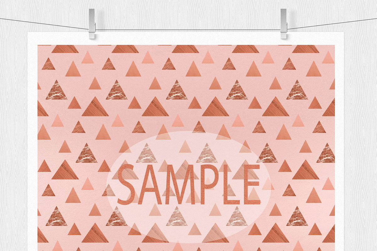Rose Gold Digital Paper, a Texture Graphic by Leska's Digitals (Photo 7 of 7)