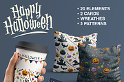 Halloween vector set, an Illustration by martynmarin (Thumbnail 1 of 6)