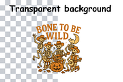 Skeleton PNG - Halloween Sublimation, a Seasonal Illustration by Smillyy Threads (Thumbnail 3 of 8)