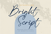 Bright Script, a Handwritten Font by Muwatta Studio (Thumbnail 1 of 10)
