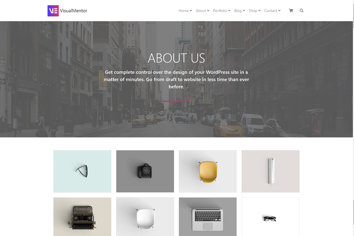 VisualMentor - Elementor WP Theme, a WordPress Template by Visualmodo (Photo 2 of 34)